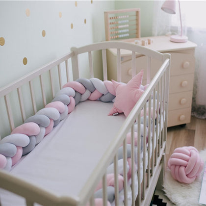 Baby Room Bumper Safety Protection In The Crib For The  Bed Braid