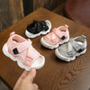 Baby Boy Sandals Black Gray Pink Canvas Infant Girl Sandals Toddler